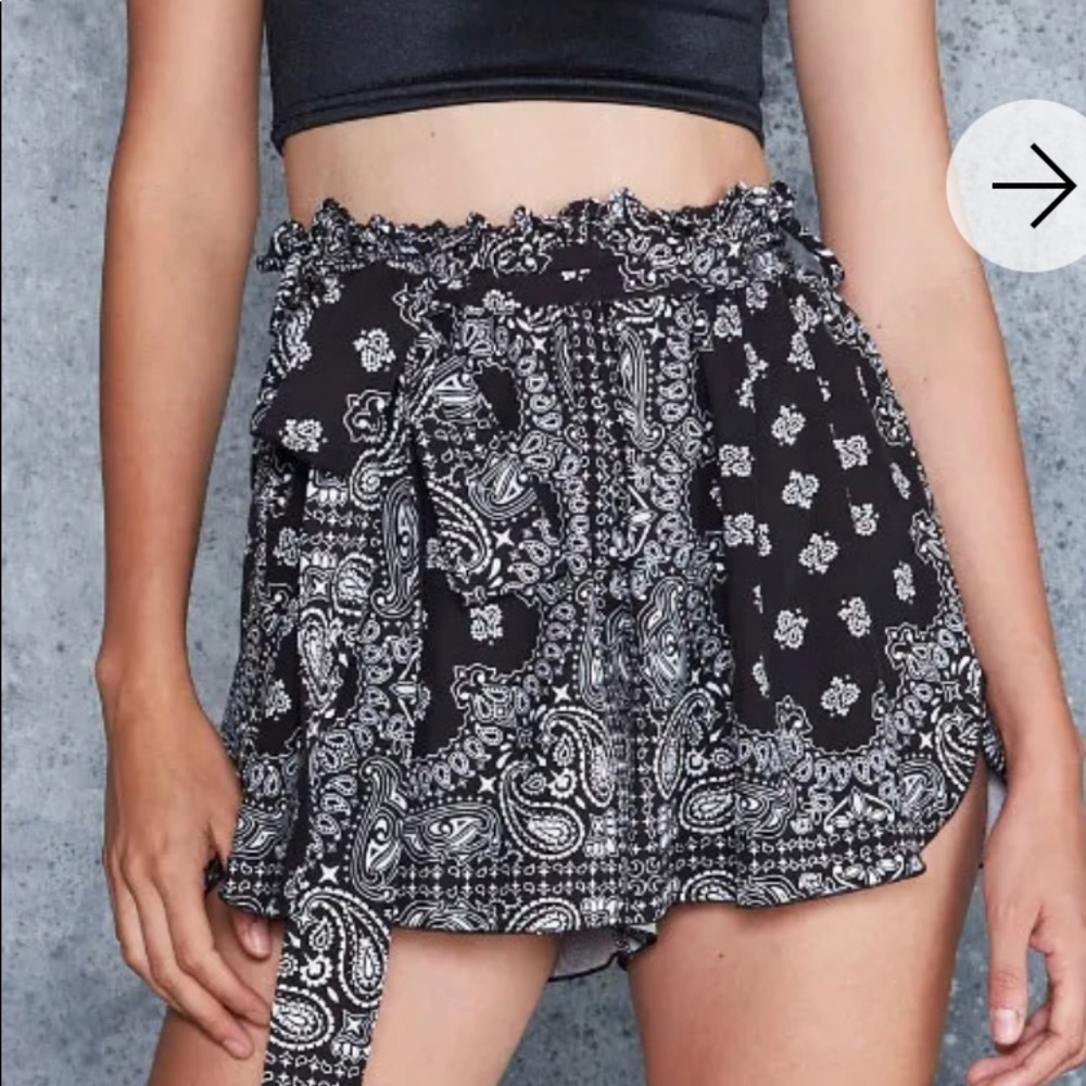 Blackmilk Bandana Flouncy Shorts- LIMITED